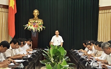 Đồng chí Trịnh Văn Chiến, Phó Bí thư Tỉnh ủy, Chủ tịch UBND tỉnh, kết luận hội nghị. 